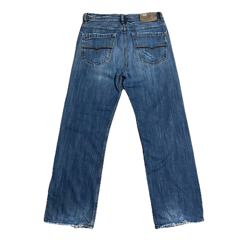 Diesel Quratt Straight Jeans Men's 32x30 Button Fly Relaxed Wide Made In Italy - Picture 4 of 12